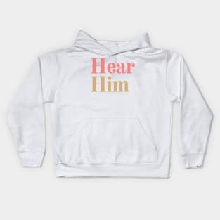 Hear Him LDS Young Women Kids Hoodie